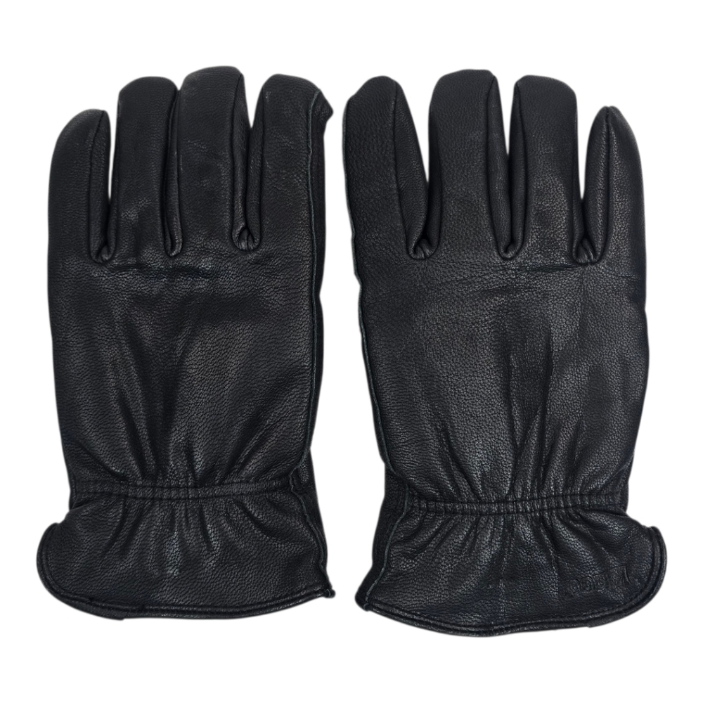 Kinco Lined Black Grain‎ Goatskin Driving Gloves Size XL